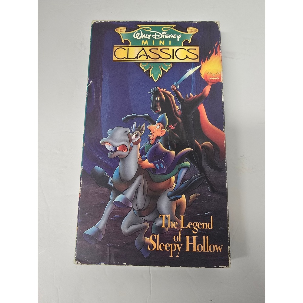 Walt Disney Mini Classics The Legend of Sleepy Hollow VHS Bing crosby